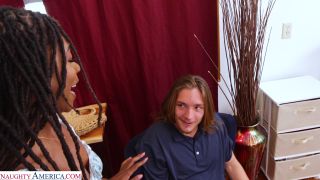 Hazel Grace - Sexy Ebony Hazel takes her friend's brother on a fuck filled shopping trip [1080p] - Black-1