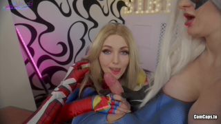Amber Hallibell Spidey Shoots All His Web On Huge Tits 1 Onlyfans (Amateur porn)-6