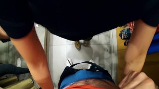 VictoriaLovesMe - Public Blowjob in Fitting Room with Athletic round Ass Girl  - porn model - amateur porn amateur boys-1