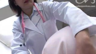[hotspanker.com] Spanked Nurse – The Doctor took Time to Expose Buttocks in white Pantyhose-3