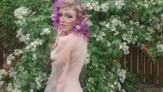 Jesse Flanagan Videos_Outdoor fairy strip tease video with Pixie-6