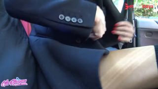 I Masturbate in My Car, People Around, and Squirt Outside next to the Road-2
