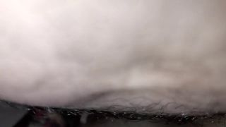 Reality couple - He licks her pussy. When she cums he fucks her. His cum goes deep in her pussy-6