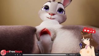 [GetFreeDays.com] Judy Hopps offers me her pussy and I decide to cream my huge load in her Furry animation - Jazziuu Sex Leak February 2023-5