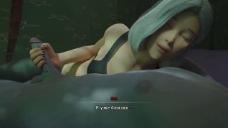 3D blind girl, thirsty for sex, found my penis in the dark. female voice-5