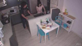 Japanese av beauty gets fucked in the kitchen-0