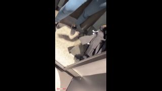 Sexwife masturbates in mall fitting room publicly  show-1