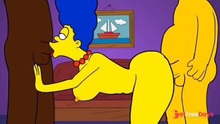 marge simpson es infiel a su esposo con su amigo carl hentai anime-3