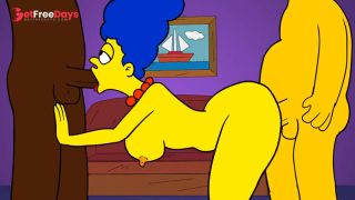 marge simpson es infiel a su esposo con su amigo carl hentai anime-4