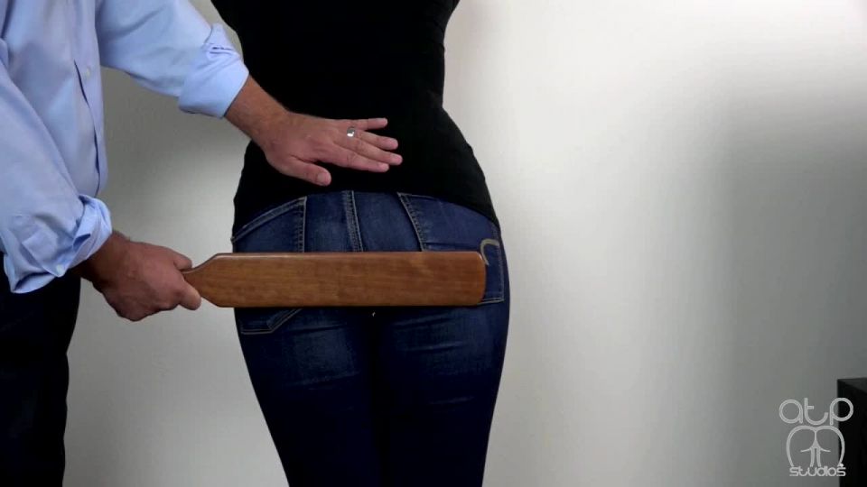 Bad Grades = Sore Bottoms - 50 Jean Scorching Frat Paddle...