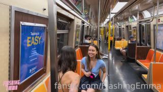 MissionIceCream 2023-2024 Public-Lesbian-Sexiness-on-the-NYC-Subway-4