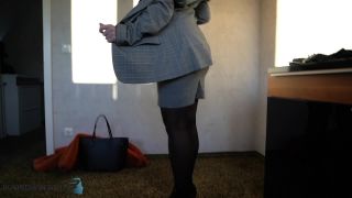 online clip 33 Business Bitch – Business Woman Leather Skirt Sex | leather fetish | fetish porn fetish pros-0