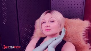 ASMR with nitrile gloves fetish. Arya Grander-8