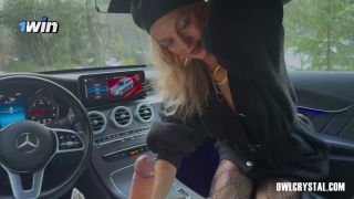 Owl Crystal - A beautiful Tinder slut sucks on the first date 1080P - Deepthroat-2