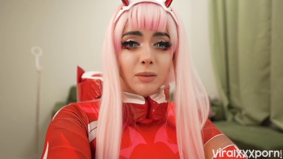 Momokun  Online Video Momokun Zero Two Teases in Steamy Video