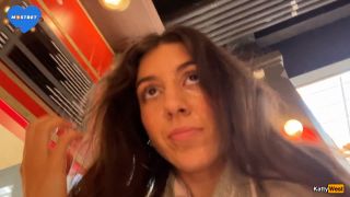 Cumwalk (Euro sex) Fuck Me And Cum On My Face In This Public Shopping Mall! Katty West-7