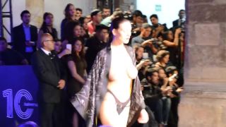 Alejandra Guilmant topless - MB Fashion Week Mexico - 2016-7