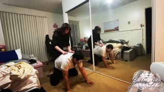 Beastcage Ballbusting - Tanya beats the guy hard in balls - Ballbusting-1