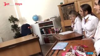 [GetFreeDays.com] Group lesbian play with sex toys and their soaked pussies in the classroom after teacher left Sex Clip May 2023-9