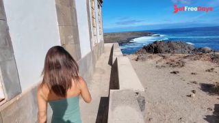 [GetFreeDays.com] Bitch almost caught while shows her butt plug walking around the lighthouse Sex Leak July 2023-4