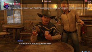 Wild West Cowgirl Rides Hard and Gets Creampied  3D XXX Game Scene-6