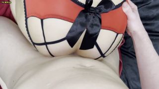 Erect Dick - Analfick mit einer Brünetten im roten Höschen POV 1080P - Germany-8