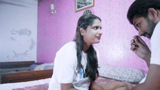 Desi indian teacher romances with teenage girl and teaching sex.-1