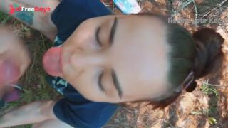 This MILF Public Nature Blowjob is My Kind of Facial Prep -6