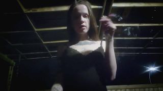 Smoking Cigarette At Night outside - Smoking-8