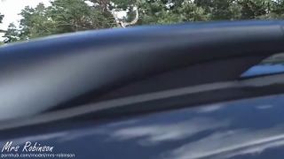 Mrs RobinsonMrs Robinson having extremely risky Public Sex in Parking lot-5