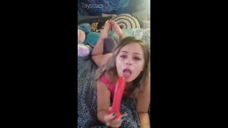 fetish Tays Toes aka taystoes - 10-29-2020 OnlyFans Video - I hope you like sloppy slimy blowjobs  Im so vulnerable when I suck cock video Tays Toes-0