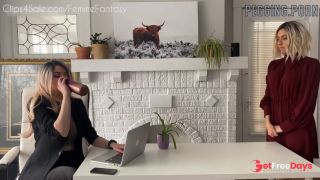 [Pegging.Porn] FemmeFantasy - Femdom Office Domination Begging and Pegging with Boss and Intern-3