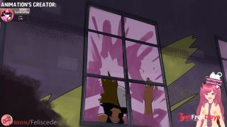 Double penetration to dinosaur we give her a creampie in the asshole Feliscede animation - Jazziuu-7