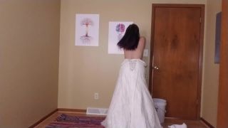 online xxx clip 9 Nina Crowne – Wedding Dress Strip Tease on femdom porn daphne rosen femdom-9