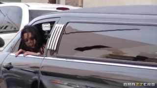 free adult clip 17 leather fetish Phoenix Marie & Diamond Kitty. Public Fucking in the Stretch Limo (SD), public sex on femdom porn-3