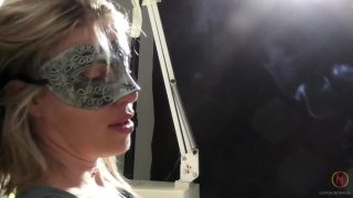 adult video clip 2 SmokingMania – Smoking a Saratoga 120s Menthol 2 - mask fetish - smoking one piece femdom-2