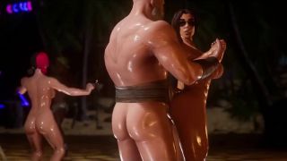 Big Tits Wild Life Game - Sex Public Beach Village Fuck Ep 01-4