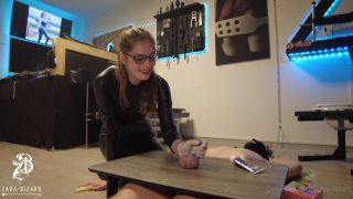 online adult clip 5 Zara Bizarr: Cock Polished With Toothpaste on fetish porn femdom foot domination-5