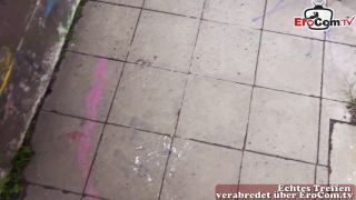 Skinny German Blonde Milf Pick Up Online For Outdoor Sex.-0