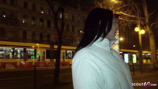 GERMAN_SC0UT - Skinny Jeans Girl Talk To Eye Rolling Orgasm Fuck At Fake Model Job - Pickup-1