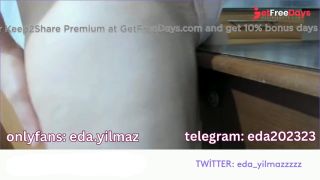 MASTURBATE WITH TABLE- MASAYLA MASTURBASYON YAPTIM-TURK MLF-TURK PORNO-TURK FA-FA-6