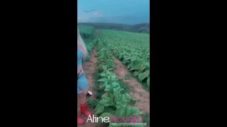 Aline Novak Deepthroats And Gets Plowed In a Corn Field Onlyfans (Pornstar)-9