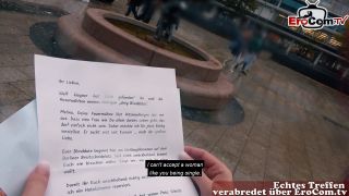 6253 German Redhead Teen Public Pick Up Casting Real Date-1