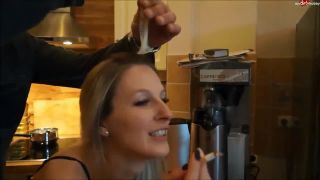 femdom forced gay femdom porn | Movie title Smoking in kitchen | smoking-6