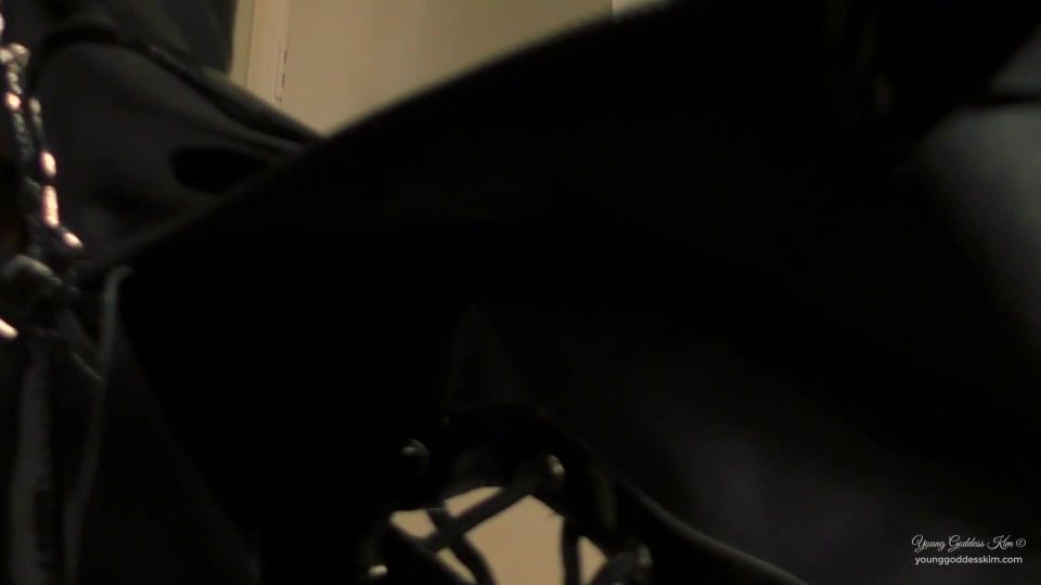 Young Goddess Kim - Chastity Closet slave(Femdom porn)