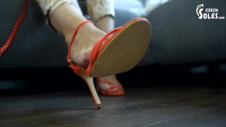 Czech SolesPOV Foot Slave On A Leash For Your Cruel Mistress (POV Femdom, POV Foot Worship, High Heels, Feet) - 1080p-6