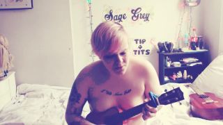 online xxx video 4 vicious femdom Ukulele Hitachi Edging 720 HD – Sage Grey, solo female on femdom porn-0