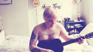 online xxx video 4 vicious femdom Ukulele Hitachi Edging 720 HD – Sage Grey, solo female on femdom porn-1
