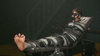 Pandora Gagged and Tightly Wrapped RFStudioProduction Mummified Bundle with Sweaty Bare Feet Tickling (Fetish porn)-9