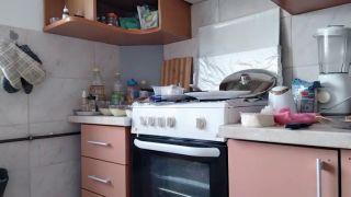HairyMaid - Amateur mom prepares breakfast in the kitchen naked.-9